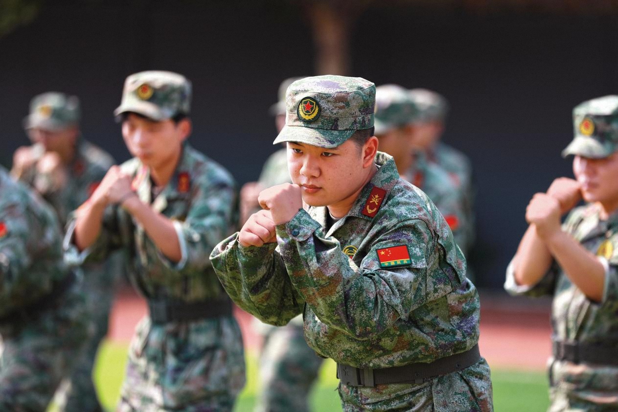 趙縣人武部組織開展基干民兵訓練1 尹威華